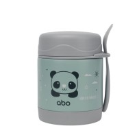 Βρεφικό Θερμός Φαγητού με Κουταλοπίρουνο Panda 300ml 313606 ABO