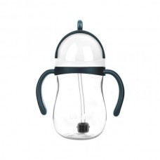 Akuku Ποτηράκι με Καλαμάκι και Βαρίδι Navy 280ml A0166 