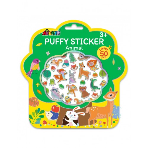 Αυτοκόλλητα Puffy Sticker Animal 60838 Avenir
