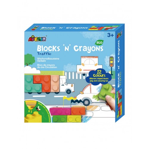 Ζωγραφική Blocks and Crayons Traffic 60755 Avenir