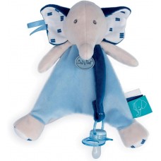 Baby Nat Edgar Elephant Dummy Clip Blue BN0510 