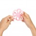 BabyOno Μασητικό από Σιλικόνη Flower Pink BN159601