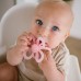 BabyOno Μασητικό από Σιλικόνη Flower Pink BN159601