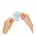 BabyOno Μασητικό από Σιλικόνη Flower Blue BN159602