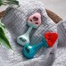BabyOno Μασητικό-Κουδουνίστρα "Strawberry" BN49903