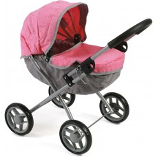 Καρότσι Κούκλας Melange Pink/Gray 550 57 Bayer Chic 2000 