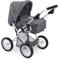 Καρότσι Κούκλας Combi Leni Pram Denim Grey 560 76 Βayer Chic 2000