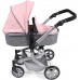 Καρότσι Κούκλας Combi Mika Melange Pink 595 15 Bayer Chic 2000