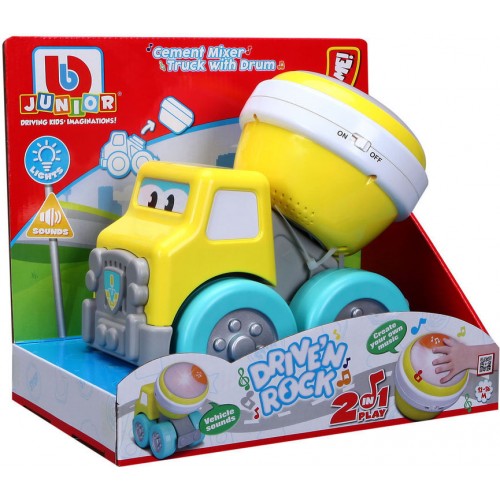 Bburago Junior Drive N Rock Tow Truck with Drum 16-89032