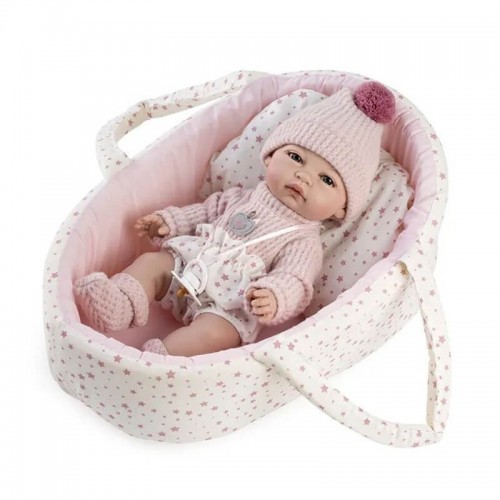 Κούκλα Μωρό Βινυλίου Coral με Πορτ Μπεμπέ 34εκ. 3221 Berbesa