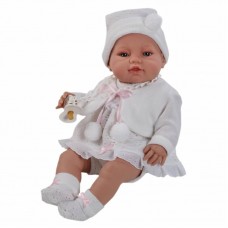 Κούκλα Μωρό Βινυλίου Recien Nacidos με Ζακετ΄άκι 42εκ. 5102 Berbesa