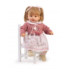 Κούκλα Baby Dulzona με Ήχο Rosa 62εκ. 8073 Berbesa