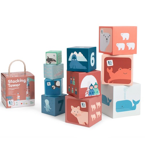 Πύργος Στοίβαξης "Ζώα Αρκτικής" GA491 BS Toys