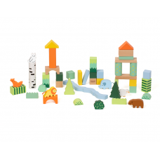 Ξύλινα Τουβλάκια Forest 50pcs 20272 Classic World