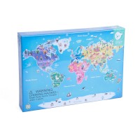 Παζλ Παγκόσμιος Χάρτης-World Map Puzzle  40074
