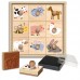 Crealign Wooden stamps set "Farm animals" CL152