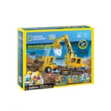 Cubic Fun Εκσκαφέας και Ανυψωτικό STEM National Geographic CF1131