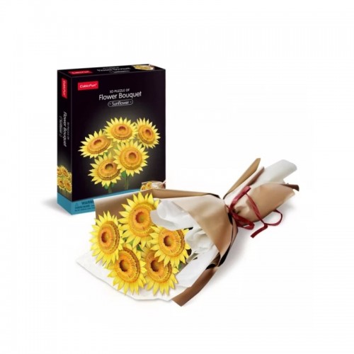 Puzzle 3D Bouquet Sunflower 180pcs CF0866 Cubic Fun Puzzle 3D Bouquet Sunflower 180pcs CF0866 Cubic Fun