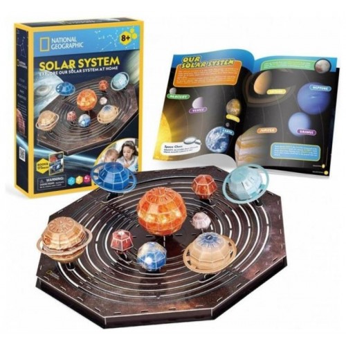 Cubic Fun Παζλ National Geographic Solar System 173 Pcs DS1087H