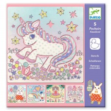 Στένσιλ Χαριτωμένα Ζωάκια 08862 Djeco 