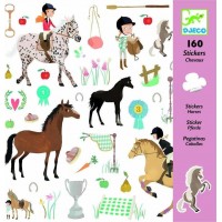 Αυτοκόλλητα Αλογάκια και Αναβάτες 160pcs 08881 Djeco Αυτοκόλλητα Αλογάκια και Αναβάτες 160pcs 08881 Djeco
