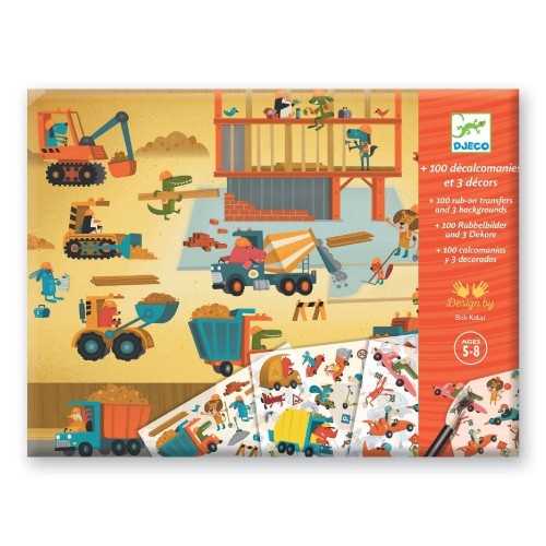 Χαλκομανίες Οχήματα Εργοταξίου 09357 Djeco