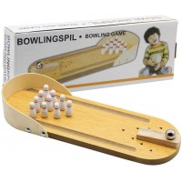 Mini Wooden Desktop Bowling Game W01A141 Evatoys