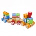 Ξύλινο Συρόμενο Τρένο Στοίβαξης W04A393 Eva Toys 