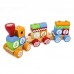 Ξύλινο Συρόμενο Τρένο Στοίβαξης W04A393 Eva Toys 