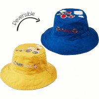 FlapjackKids Παιδικό Καπέλο Διπλής Όψης UPF 50+ Plain-Train LUV0133