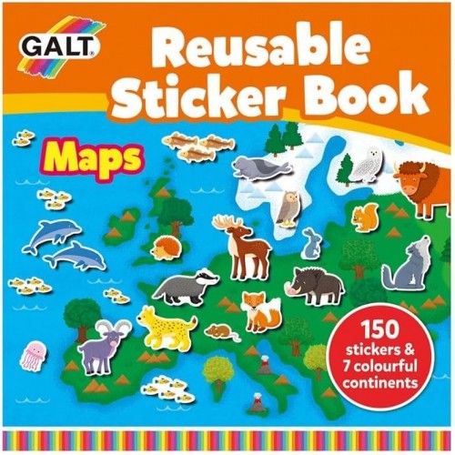 Sticker Book - Maps Galt 1005287