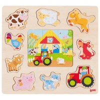 Ξύλινο Ενσφήνωμα Παζλ Φάρμα 57371 Goki