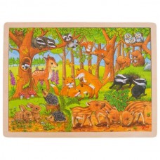 Goki Puzzle baby animals in the forest 48 pcs 57734
