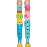 Μουσικό Όργανο Ξύλινη Φλογέρα 2 Χρώματα 20εκ. 61846 Goki 