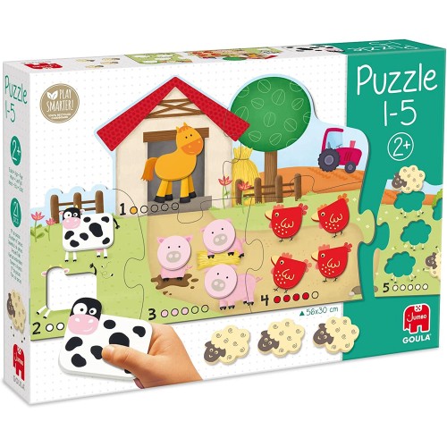 Goula Παζλ 1-5 6pcs 53438 