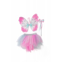 Παιδική Φούστα με φτερά και ραβδί σε χρώμα μέντας 41905 Great Pretenders