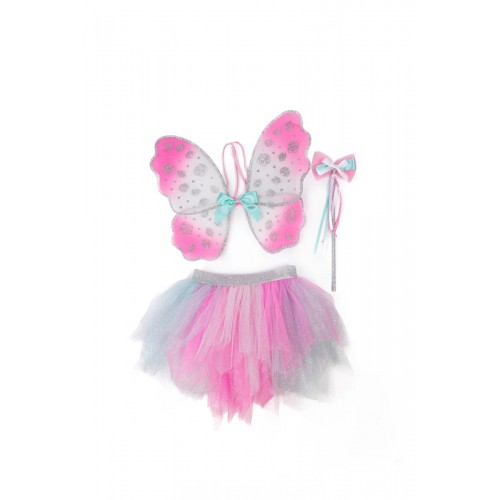 Παιδική Φούστα με φτερά και ραβδί σε χρώμα μέντας 41905 Great Pretenders