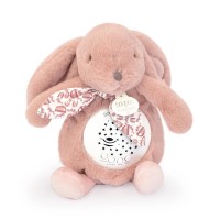 Jolijou Μουσικό Φωτάκι Νυκτός και Προτζέκτορας Powder Pink Rabbit JOL-4200