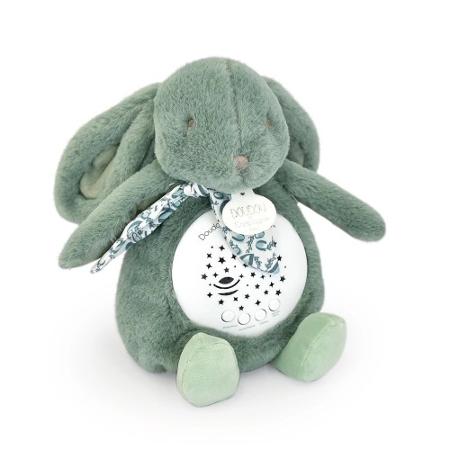 Jolijou Μουσικό Φωτάκι Νυκτός και Προτζέκτορας Mint Rabbit JOL-4203