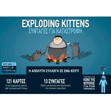 Επιτραπέζιο Exploding Kittens-Εκρηκτικά Γατάκια Συνταγές για Καταστροφή KA114876 Kaissa
