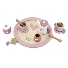 Tea Set Pink Ξύλινο Παιχνίδι Σετ Τσαγιού LLWT-24838 Label Label 