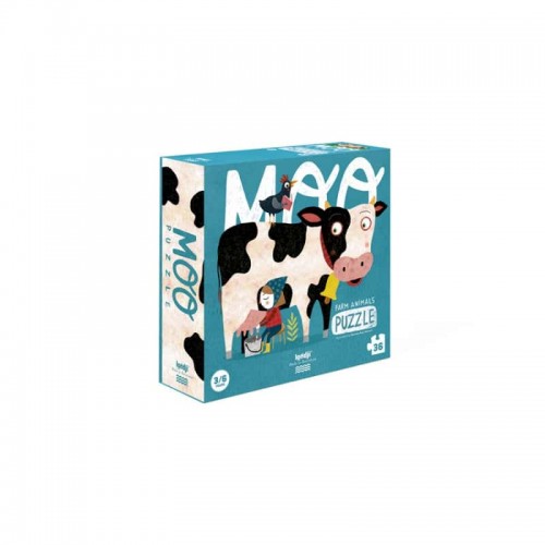 Παζλ Moo-Farm 36pcs PZ020 Londji Παζλ Moo-Farm 36pcs PZ020 Londji
