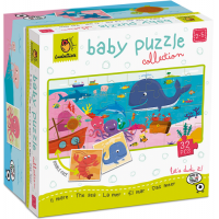 Ludattica Baby Puzzle Διπλής Όψεως Θάλασσα 32pcs 20491