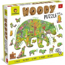 Ludattica Ξύλινο Παιδικό Puzzle Ζώα του Δάσους 48pcs 21252