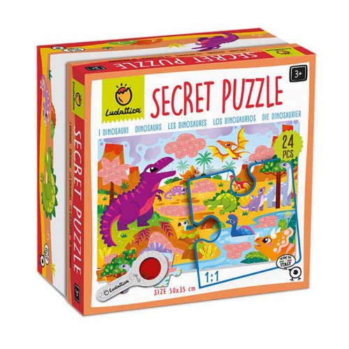 Ludattica Secret Puzzle Δεινόσαυροι 24pcs 21863