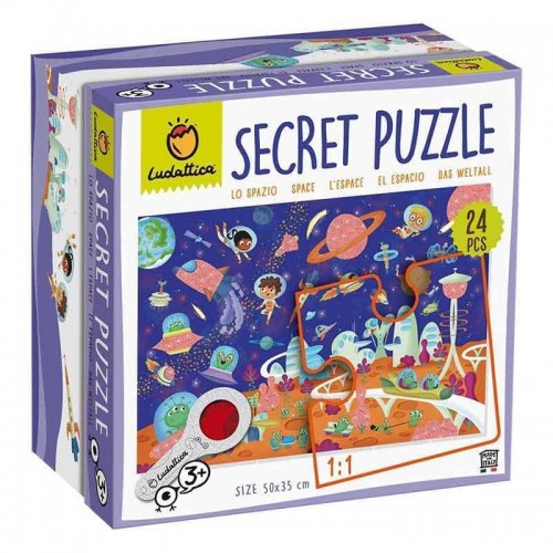 Ludattica Secret Puzzle Διάστημα 24pcs 22365