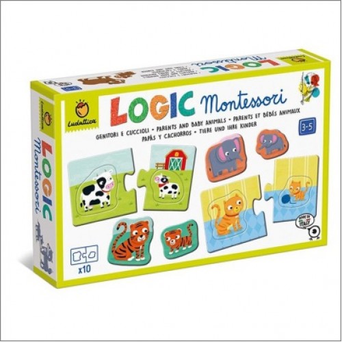 Ludattica Logic Montessori Parents and Animals 22525