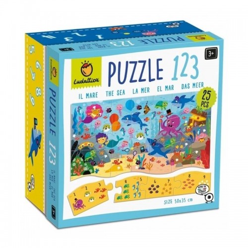 Ludattica Puzzle 123 Θάλασσα 25pcs 22570