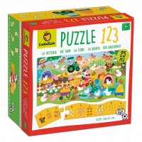 Ludattica Puzzle 123 Φάρμα 25pcs 22990
