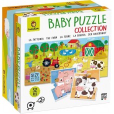 Ludattica Baby Puzzle Διπλής Όψεως Φάρμα 32pcs 20514